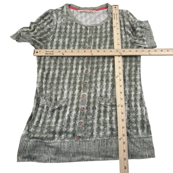 Pilcro & The Letterpress Antropologie Women's size Medium Short Sleeve Top - Picture 3 of 4